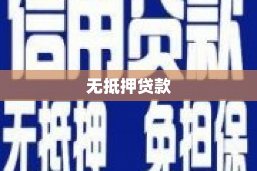 龙安无抵押贷款