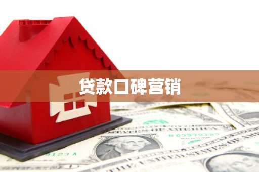 龙安贷款口碑营销