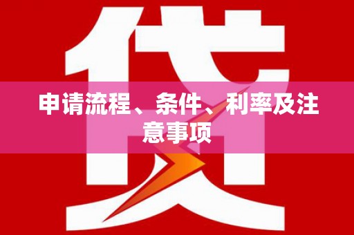 龙安申请流程、条件、利率及注意事项