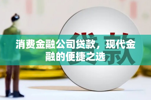 龙安消费金融公司贷款，现代金融的便捷之选