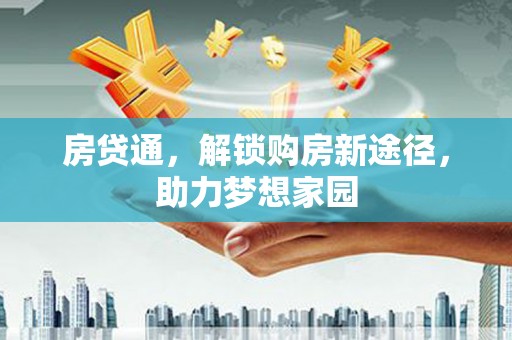 龙安房贷通，解锁购房新途径，助力梦想家园