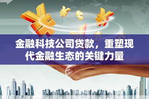 龙安金融科技公司贷款，重塑现代金融生态的关键力量