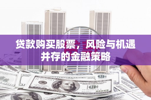 龙安贷款购买股票，风险与机遇并存的金融策略