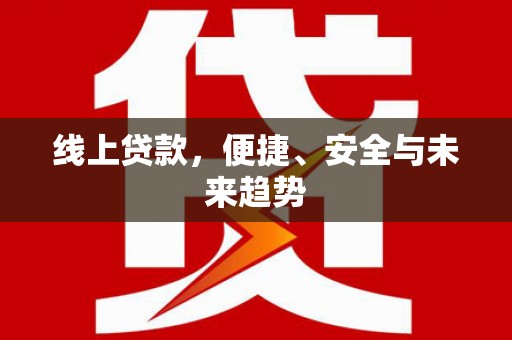 龙安线上贷款，便捷、安全与未来趋势