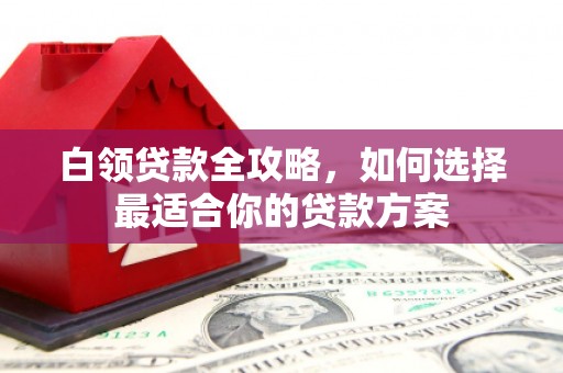 龙安白领贷款全攻略，如何选择最适合你的贷款方案